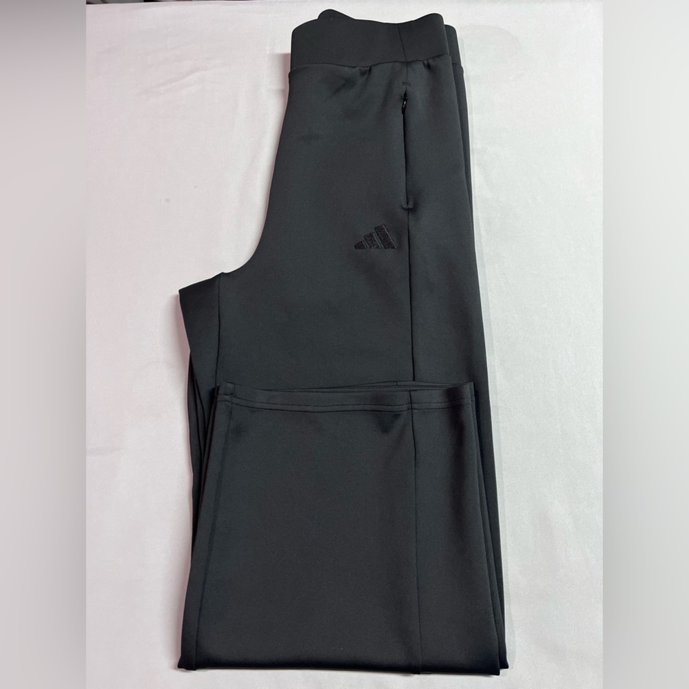 adidas Black Wide-Leg Women's Track Pants - Picture 3 of 5